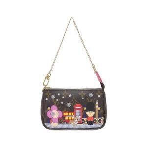 LOUIS VUITTON Brown Monogram Pochette Pouch